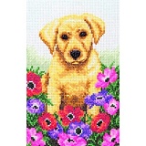 Купить недорого   Набор для вышивания Anchor "Puppy" 23*16см, MEZ Венгрия, PCE759  в интернет магазине Фэмили хобби