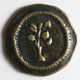 Пуговица, размер 20мм, металл, Dill, 300580/20-20