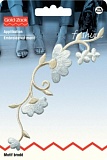 Термоаппликация "Гирлянда из цветов", белый/кремовый цв., 130*40мм, Prym, 926149