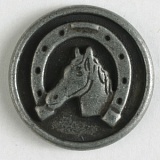 Пуговица, размер 20мм, металл, Dill, 310757/20-12