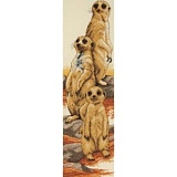Купить недорого   Набор для вышивания Anchor "Meerkats" 47*14см, MEZ Венгрия, PCE772  в интернет магазине Фэмили хобби