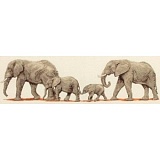 Купить недорого   Набор для вышивания Anchor "Elephant Stroll" 14*47см, MEZ Венгрия, PCE732  в интернет магазине Фэмили хобби