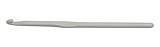 Крючок для вязания "Basix Aluminum" 4мм/15см, алюминий, серый, KnitPro, 30778